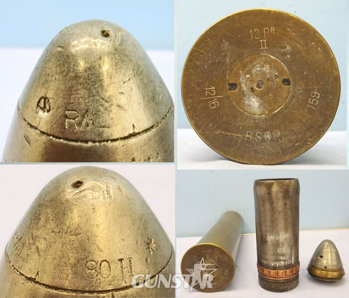 INERT DEACTIVATED. WW1 Era, 1910 Dated, British 13 Pounder (75x313R), Fired & Recovered Shrapnel Round Fitted With A No. 80 Mk II Time And Percussion Fuze. - O 2126 INERT DEACTIVATED. WW1 Era, 1910 Dated, British 13 Pounder (75x313R), Fired & Recovered Shrapnel Round Fitted With A No. 80 Mk II Time And Percussion Fuze. - O 2126  Other Ammunition
