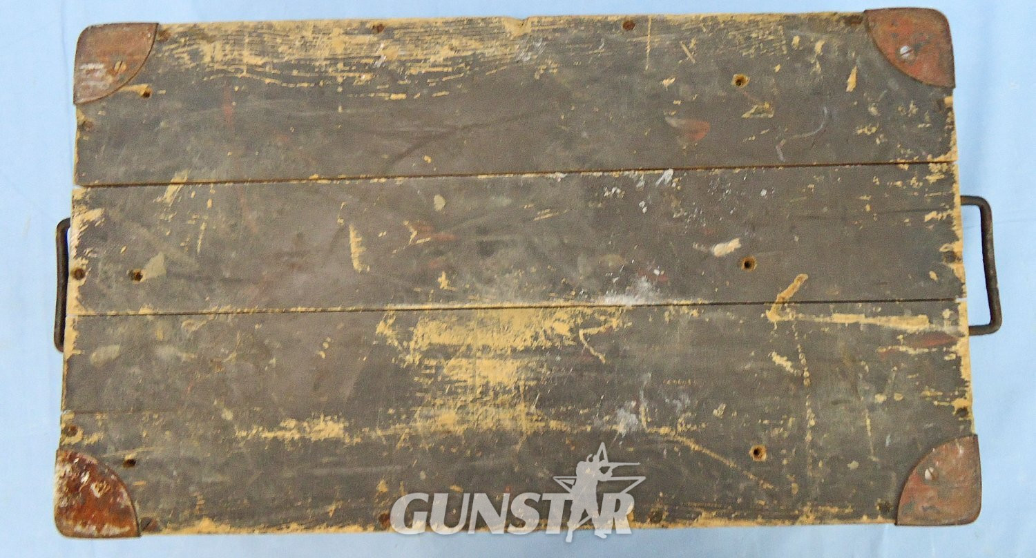 {CATEGORY} - German, WW2, Large Cartridge Charge, Wooden Ammunition Box for the S.10cm K18 Heavy field gun. - O 2222 German, WW2, Large Cartridge Charge, Wooden Ammunition Box for the S.10cm K18 Heavy field gun. - O 2222  Other Ammunition in 