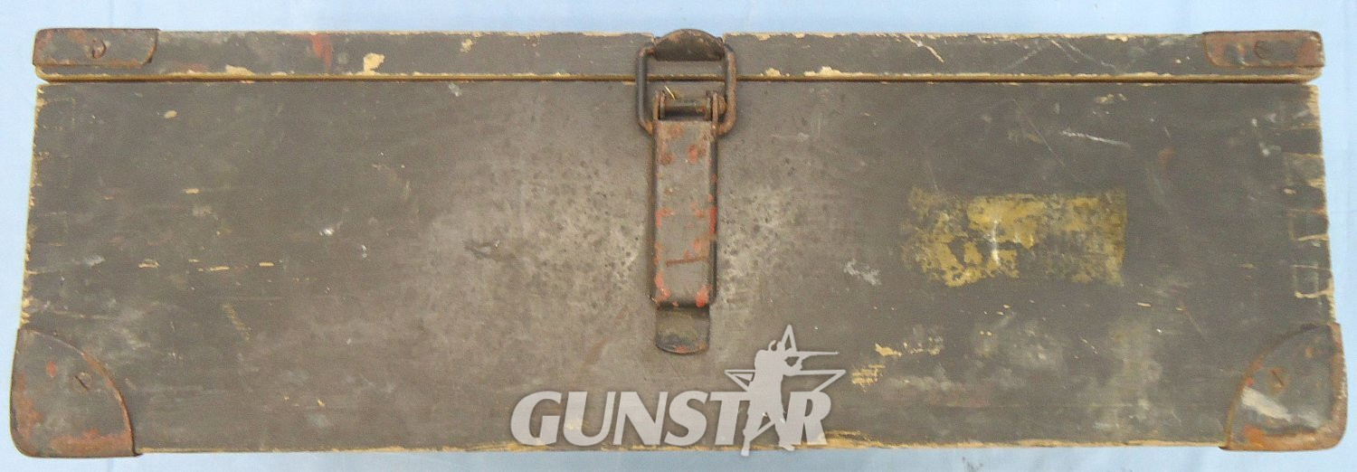 {CATEGORY} - German, WW2, Large Cartridge Charge, Wooden Ammunition Box for the S.10cm K18 Heavy field gun. - O 2222 German, WW2, Large Cartridge Charge, Wooden Ammunition Box for the S.10cm K18 Heavy field gun. - O 2222  Other Ammunition