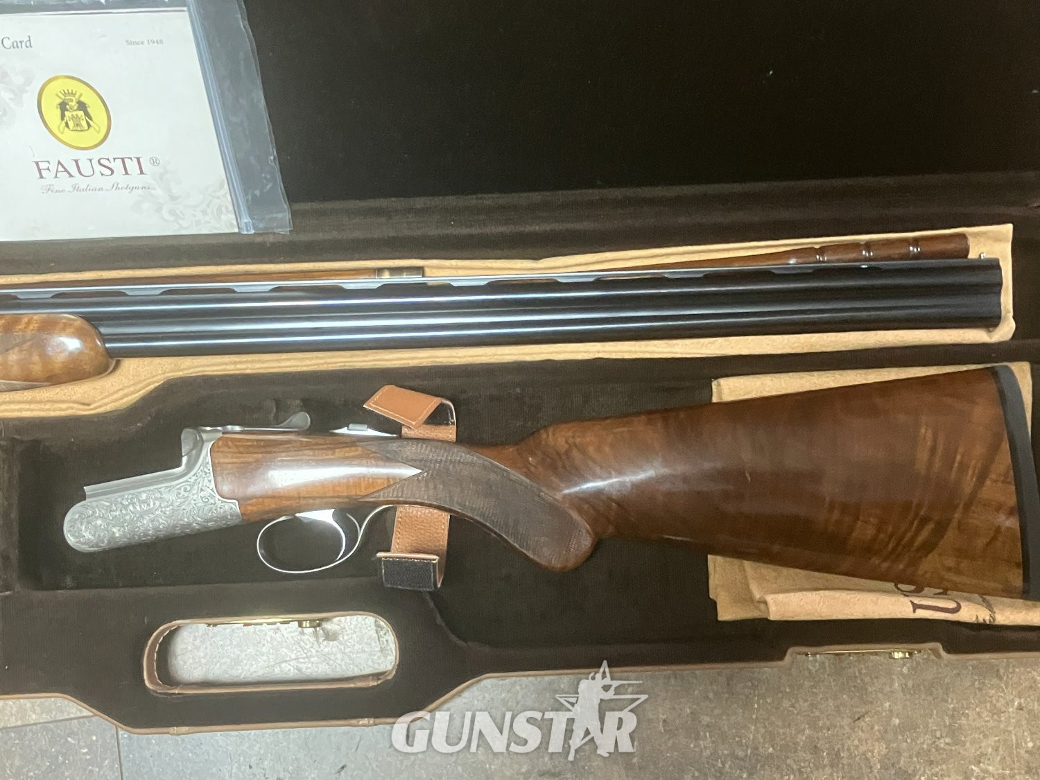 Fausti Stefano S.R.L. RDX Coin Engraved Over and Under 28 Bore/gauge 