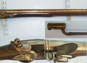 NAPOLEONIC WARS ERA**Georgian British Enfield Tower India Pattern Brown Bess .700 Calibre Flintlock Musket Regiment Marked ‘SLM’ (Possibly South Lancashire Militia) With Original Period Socket Bayonet. Sn 21265 brown bess Muzzleloader Various Rifle