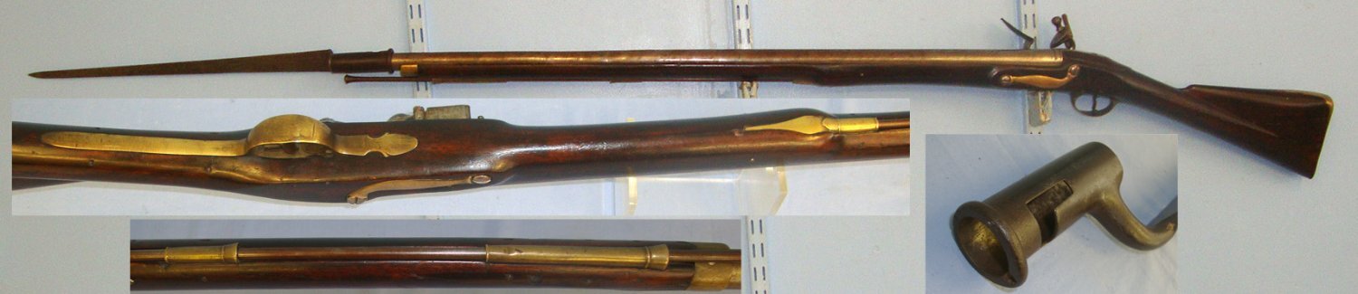  NAPOLEONIC WARS ERA**Georgian British Enfield Tower India Pattern Brown Bess .700 Calibre Flintlock Musket Regiment Marked ‘SLM’ (Possibly South Lancashire Militia) With Original Period Socket Bayonet. Sn 21265 brown bess Muzzleloader Various Rifle