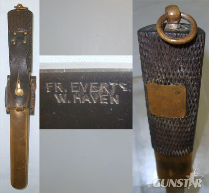  F.R Everts W. Haven (Wilhemshaven Naval Dockyards lower Saxony) Knive