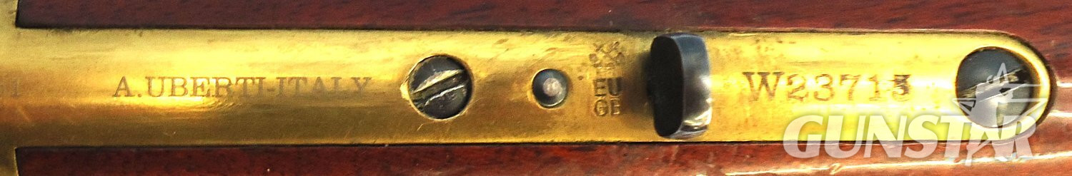 Italian Uberti .45 Colt, 1860 Henry Brass Framed Yellow Boy Rifle. **UK/EU 2018 DEACTIVATION CERTIFICATED** Sn 23484:118 Italian Uberti .45 Colt, 1860 Henry Brass Framed Yellow Boy Rifle. **UK/EU 2018 DEACTIVATION CERTIFICATED** Sn 23484:118 Lever Action Various Rifle 