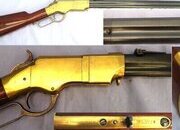 Italian Uberti .45 Colt, 1860 Henry Brass Framed Yellow Boy Rifle. **UK/EU 2018 DEACTIVATION CERTIFICATED** Sn 23484:118 Italian Uberti .45 Colt, 1860 Henry Brass Framed Yellow Boy Rifle. **UK/EU 2018 DEACTIVATION CERTIFICATED** Sn 23484:118 Lever Action Various Rifle