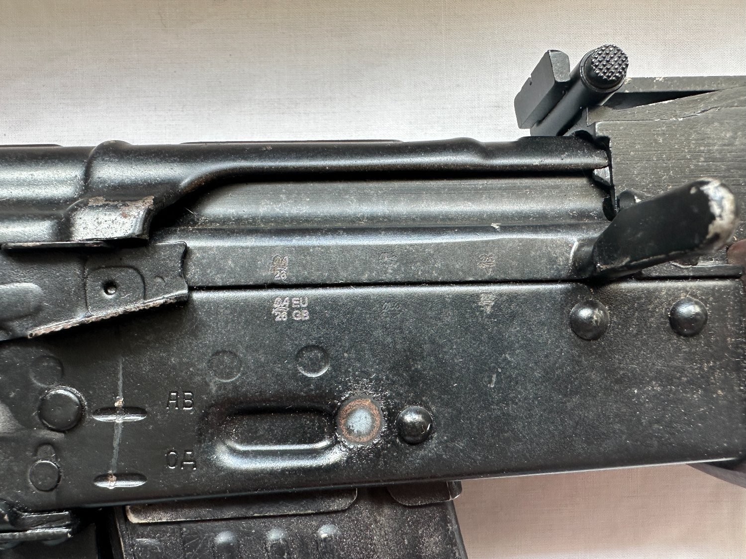 Gulf War 1991 (Op GRANBY) 'Bring Back' — Soviet Izhevsk AKM-Pattern Rifle, 1974  AKM Semi-Auto 7.62x39mm Rifle - {CATEGORY} in 