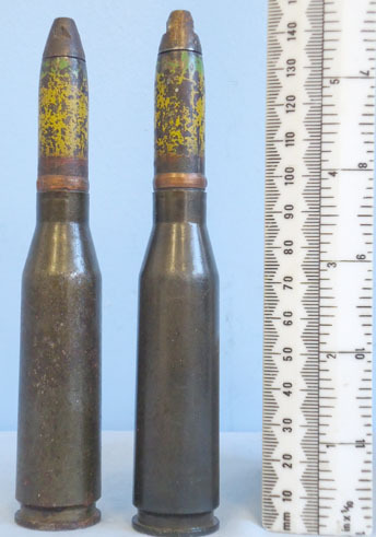  DEACTIVATED INERT WW2 (1942 dated) German 15 mm MK151/20 (15x96) HEIT (High Expl DEACTIVATED INERT WW2 (1942 dated) German 15 mm MK151/20 (15x96) HEIT (High Expl Antique & Militaria