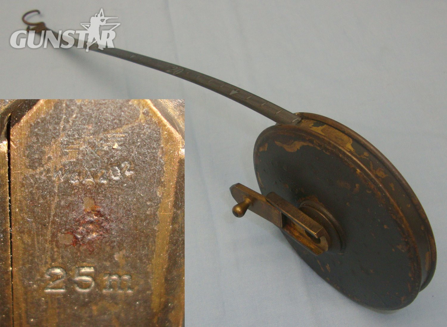 WW2 Nazi German Army Pioneer (Pionier ) Troops 25 Metre Field Tape Measure. Sn 21439  Antique & Militaria in 
