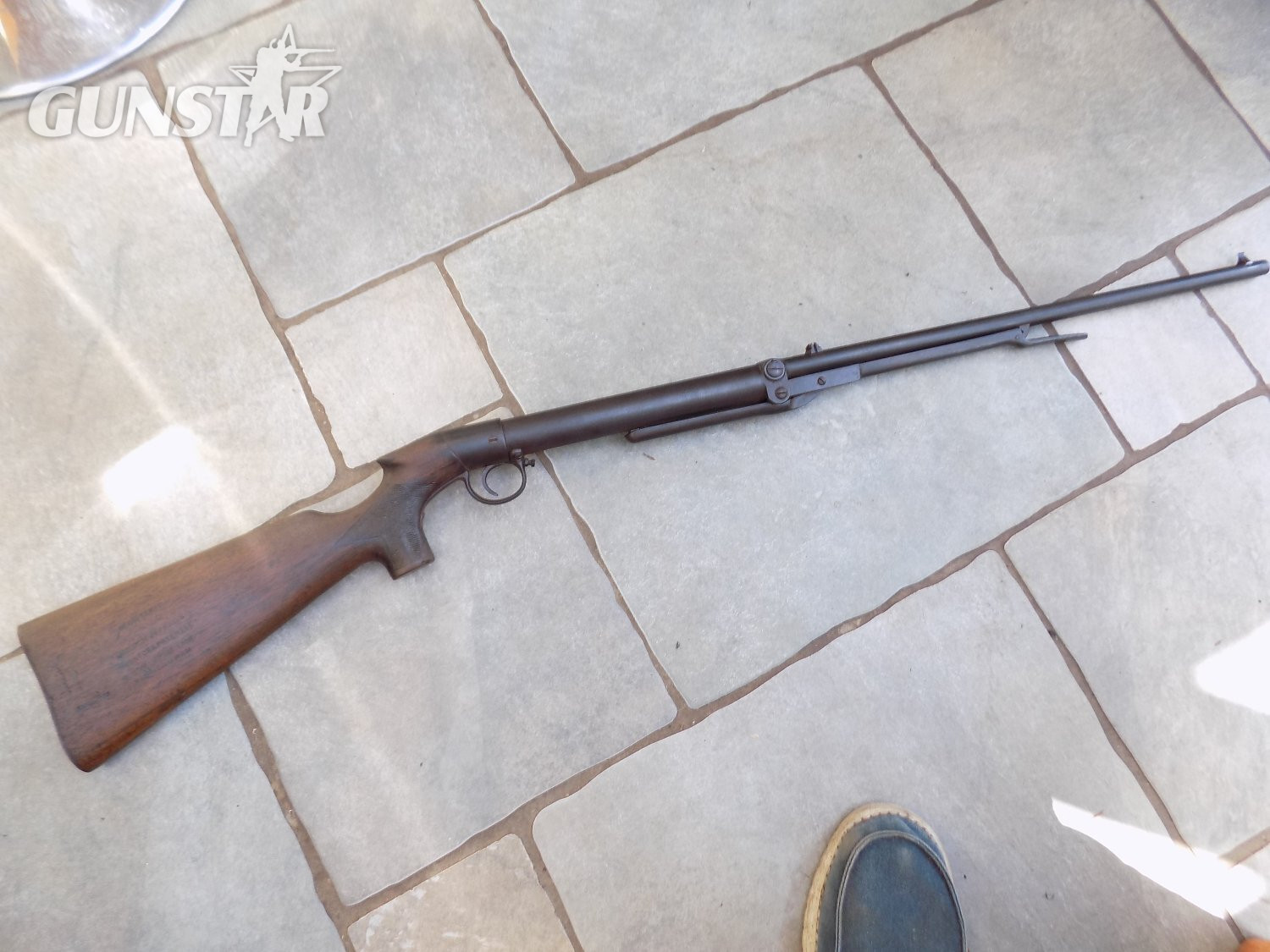 100+ YEAR OLD LINCOLN JEFFERIES.177 AIR RIFLE under leaver .177 in 