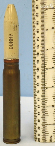 Kynoch INERT DEACTIVATED. 1957 Dated, Kynoch Production, Hispano-Suiza (20x110) HS 404 Aircraft Cannon DRILL Round. - O 1814  Other Ammunition in 