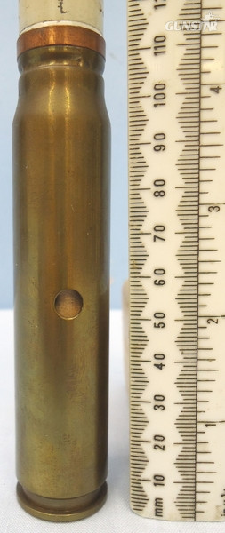 Kynoch INERT DEACTIVATED. 1957 Dated, Kynoch Production, Hispano-Suiza (20x110) HS 404 Aircraft Cannon DRILL Round. - O 1814  Other Ammunition - {CATEGORY}
