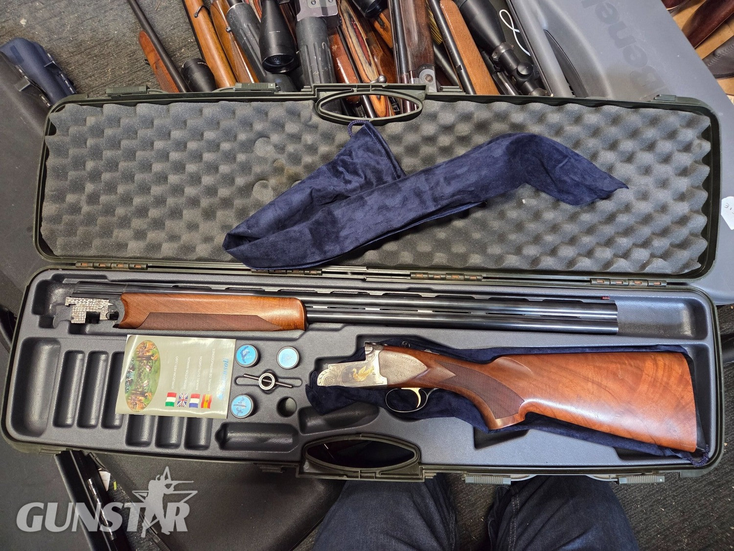 Bettinsoli diamond Over and Under 12 Bore/gauge in 
