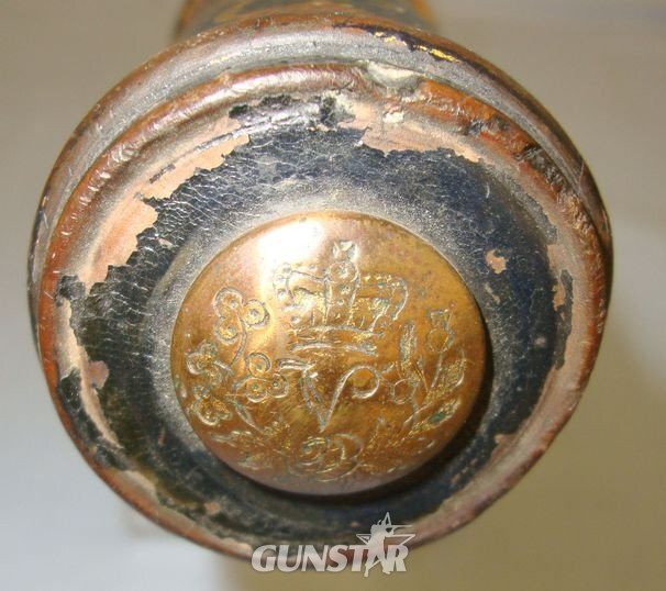 Victorian Police/ Constabulary Tipstaff with Hand Painted Decoration & Brass Plate with Royal Cypher. Sn 11548 Victorian Police/ Constabulary Tipstaff with Hand Painted Decoration & Brass Plate with Royal Cypher. Sn 11548 Antique & Militaria