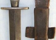 VERY RARE**9 ROPED RINGS VARIANT**WW2 British Officer’s Private Purchase Ribbed & Roped Alloy Hilt Fairbairn Sykes FS Commando Fighting Knife & Scabbard. Sn 23578 Knive
