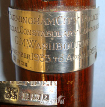  Birmingham City Police Special Constabulary Commander’s Presentation Truncheon W Birmingham City Police Special Constabulary Commander’s Presentation Truncheon W Other Accessory