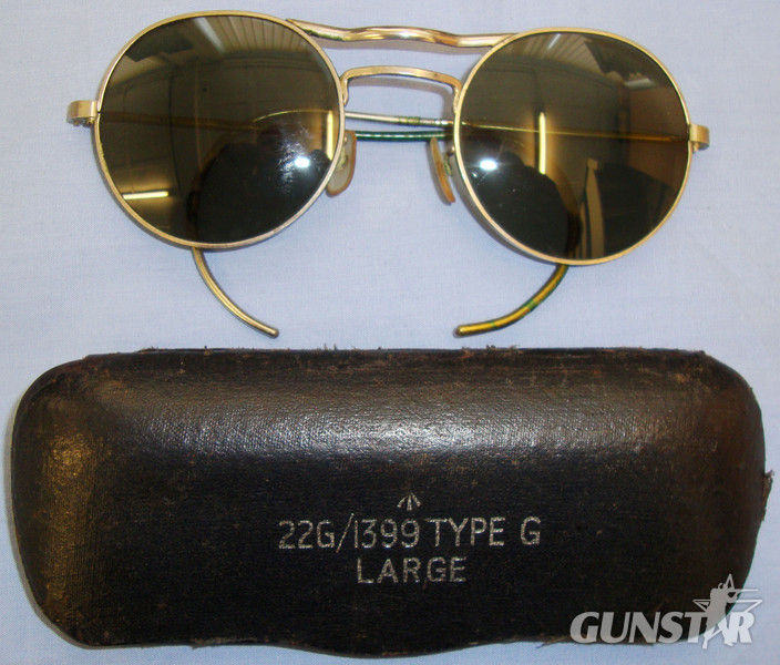 1950’s RAF-issue Type –G sunglasses and Case. 19640. 1950’s RAF-issue Type –G sunglasses and Case. 19640. Safety Glasses/Eye Protection