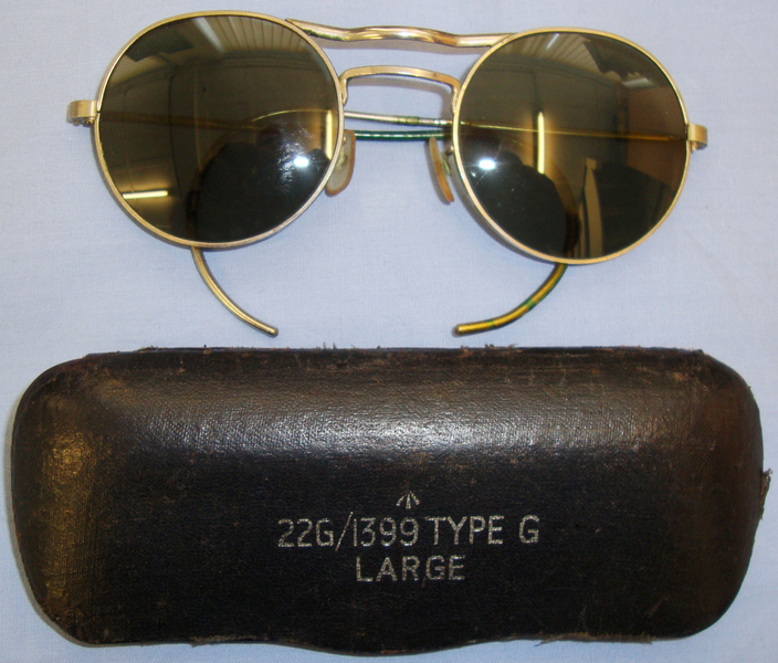 1950’s RAF-issue Type –G sunglasses and Case. 19640. 1950’s RAF-issue Type –G sunglasses and Case. 19640. Safety Glasses/Eye Protection