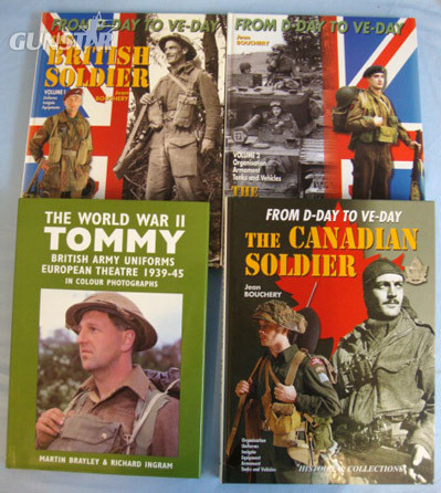 Collection Of Four Large hardback Books On The British & Canadian Soldier & Unif Collection Of Four Large hardback Books On The British & Canadian Soldier & Unif Other Accessory in 