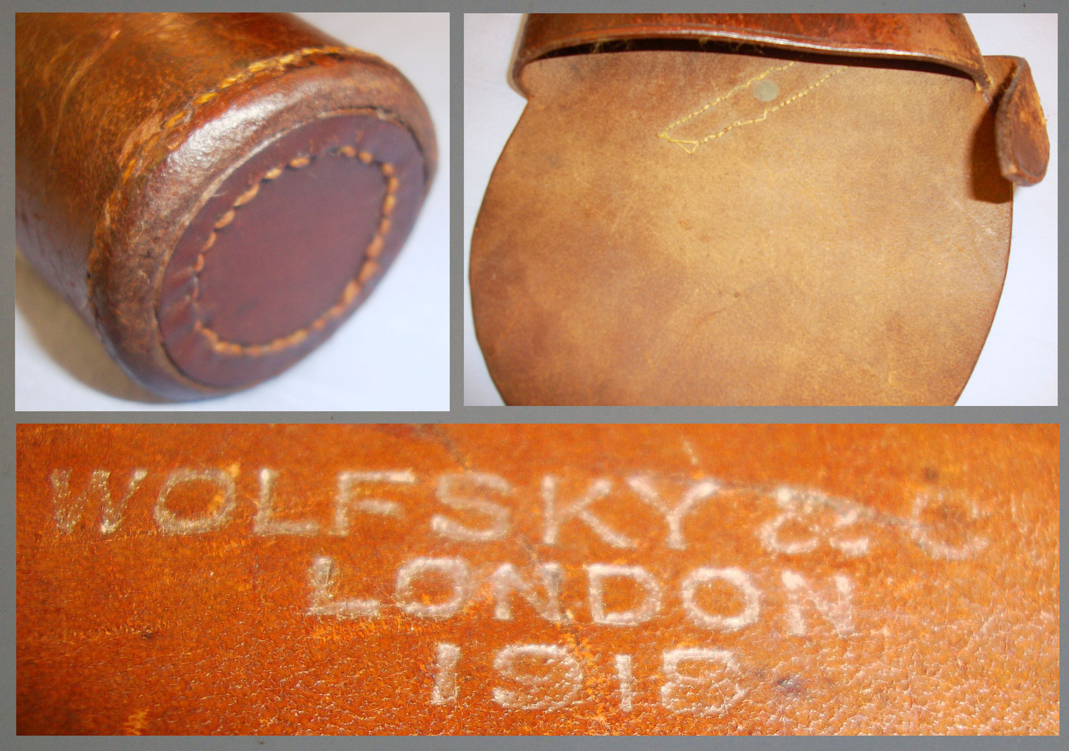 WWI Dated 1918 British Wolfsky & Co London Sam Browne Holster For Webley & Enfield MK VI, S&W & Colt .455\" Calibre Service Revolvers. Sn 2067:22. WWI Dated 1918 British Wolfsky & Co London Sam Browne Holster For Webley & Enfield MK VI, S&W & Colt .455\" Calibre Service Revolvers. Sn 2067:22. Antique & Militaria