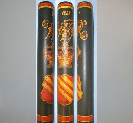 1830-1837 William IV Painted Ebonised Painted Wood City of Manchester Police Truncheon. POL 406. 1830-1837 William IV Painted Ebonised Painted Wood City of Manchester Police Truncheon. POL 406. Antique & Militaria
