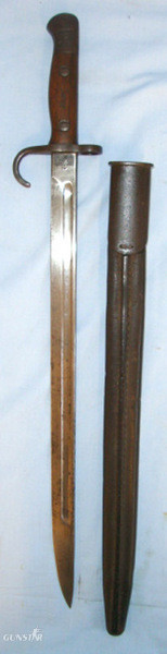 Wilkinson Early Production, Pre WW1, 1909 Dated Hook Quillon 1st Type 1907 Patte Bayonet