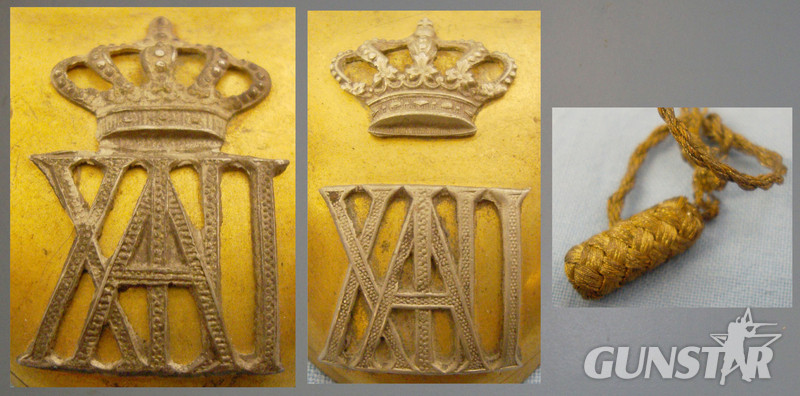 C1886-1941 Spanish Officers Gilt ‘Gorgets’ from the Reign of King Alfonso XIII. MISC 866. C1886-1941 Spanish Officers Gilt ‘Gorgets’ from the Reign of King Alfonso XIII. MISC 866. Other Accessory