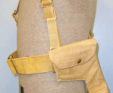 ME Co (Mills Equipment Company) and MW&S Ltd British WD Officer's Webbing Belt Rig Including 1940 Belt By BH&G, 1942 Dated .3 Clothing