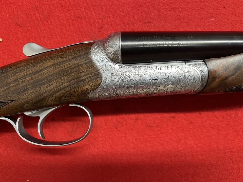  Beretta 486 PARALLELO FLORAL Side By Side 20 Bore/gauge