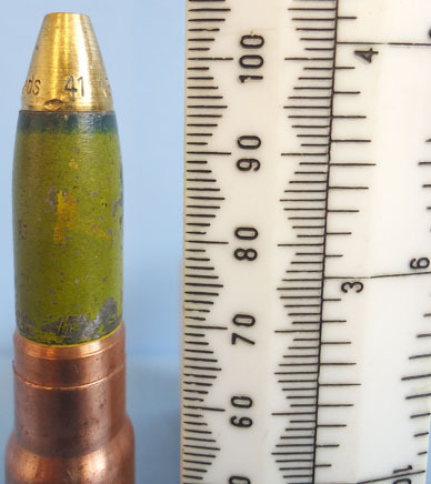  13 mm MG131/13 (20x82) High Explosive Incendiary Cannon Round 13 mm MG131/13 (20x82) High Explosive Incendiary Cannon Round Antique & Militaria