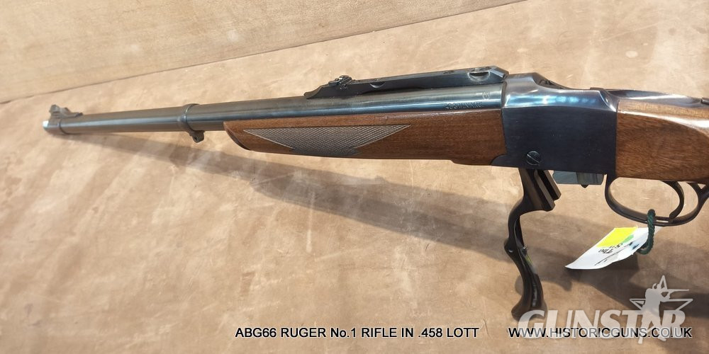 {CATEGORY} - Ruger No.1 Single Shot .458 Lott Rifle