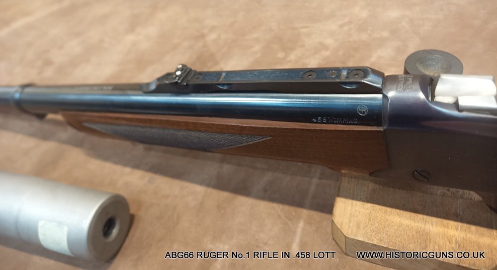 {CATEGORY} - Ruger No.1 Single Shot .458 Lott Rifle in 
