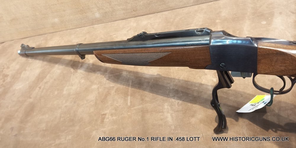 {CATEGORY} - Ruger No.1 Single Shot .458 Lott Rifle