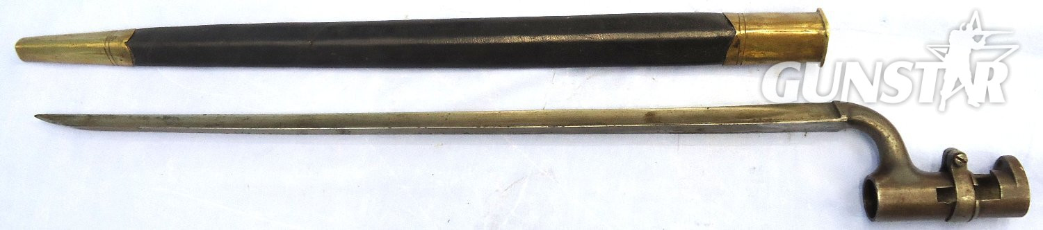 British 1853 Pattern Socket Bayonet & Scabbard. Sn 23464 Bayonet - {CATEGORY} in 