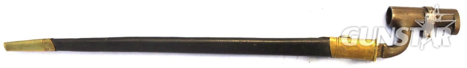 {CATEGORY} - British 1853 Pattern Socket Bayonet & Scabbard. Sn 23464 Bayonet in 