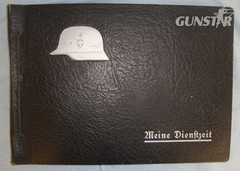 German Panzer Grenadier’s ‘Meine Dienstzett’ (My War) Photograph Album With Orig German Panzer Grenadier’s ‘Meine Dienstzett’ (My War) Photograph Album With Orig Other Accessory in 