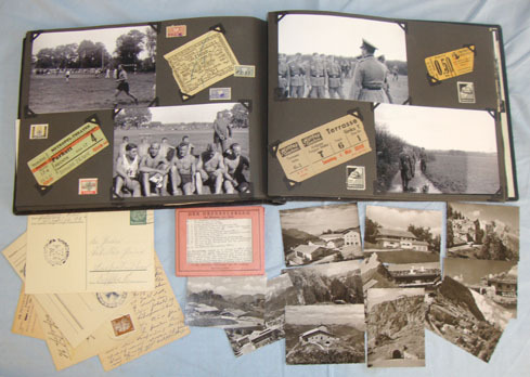 German Panzer Grenadier’s ‘Meine Dienstzett’ (My War) Photograph Album With Orig German Panzer Grenadier’s ‘Meine Dienstzett’ (My War) Photograph Album With Orig Other Accessory
