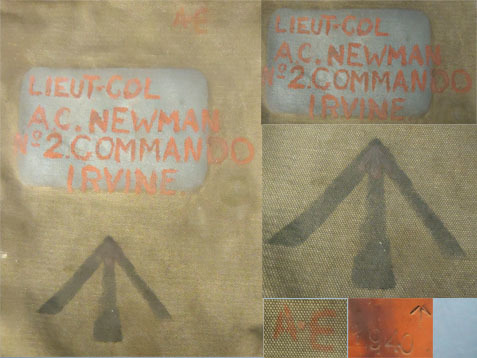  Valise To Leiut CoL A.C. Newman VC No 2. Commando, Irvine Leather & Webbing Air Drop Valise To Leiut CoL A.C. Newman VC No 2. Commando, Ir Other Accessory