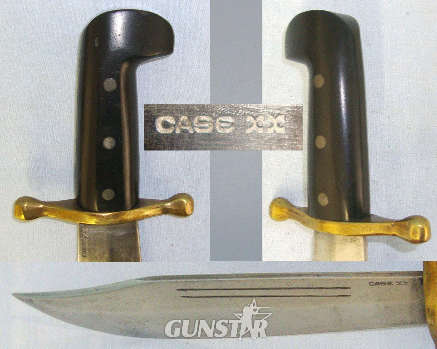 WW2 U.S.M.C. Case Cutlery (New York) V-44 Combat / Survival Bowie Knife & Scabbard. ED 3008 Knive