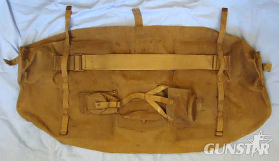 Bren Gun Barrel And Spare Parts Holdall/Spare Barrel Case ’37 Webbing Pattern Bren Gun Barrel And Spare Parts Holdall/Spare Barrel Case Care & Storage