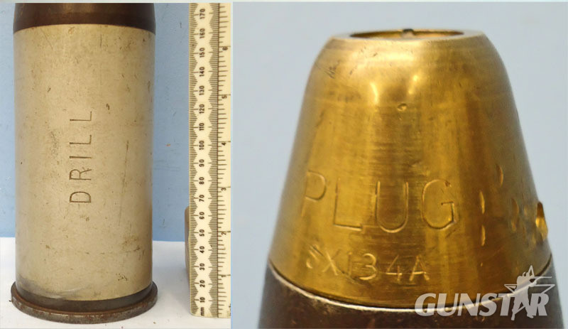  NERT. British 1960 Dated 76mm ARMDC (76.2x230R) L23A1, HE (High Explosive) Weighted DRILL Round For The Scorpion light Tank and Saladin Armoured Car. - O 1776 NERT. British 1960 Dated 76mm ARMDC (76.2x230R) L23A1, HE (High Explosive) Weighted DRILL Round For The Scorpion light Tank and Saladin Armoured Car. - O 1776  Other Ammunition