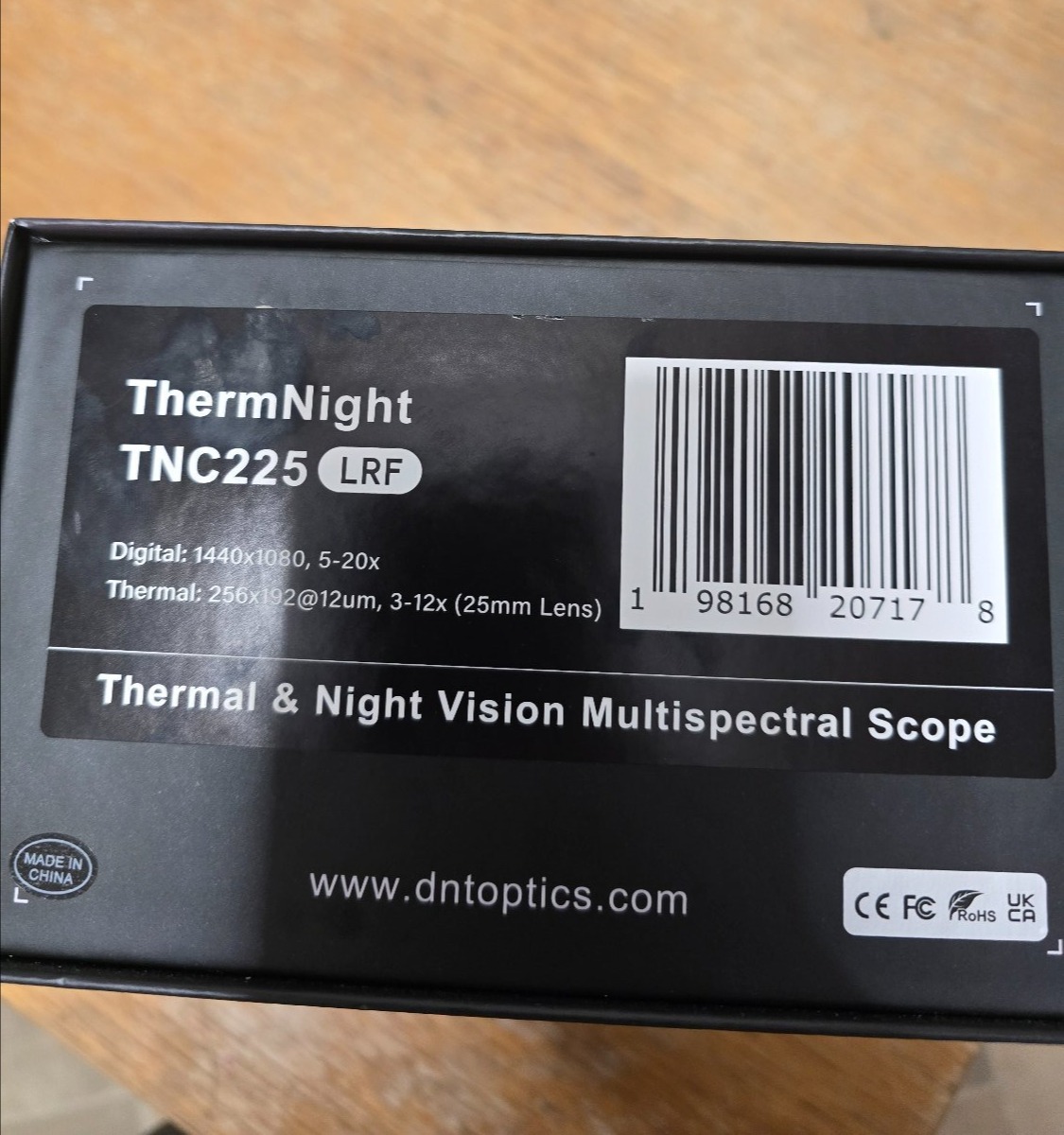 Dnt optics Thermnight tnc225 lrf .177