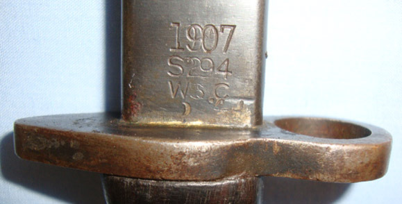  Wilkinson Sword Company (codeS294 WSC) 1907 Pattern (Admiralty Contract) Lanches Bayonet