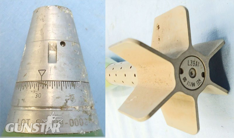 INERT DEACTIVATED. Original, 1998 Dated, Armaco 81MM Smoke Mortar. - O 2231 INERT DEACTIVATED. Original, 1998 Dated, Armaco 81MM Smoke Mortar. - O 2231  Other Ammunition