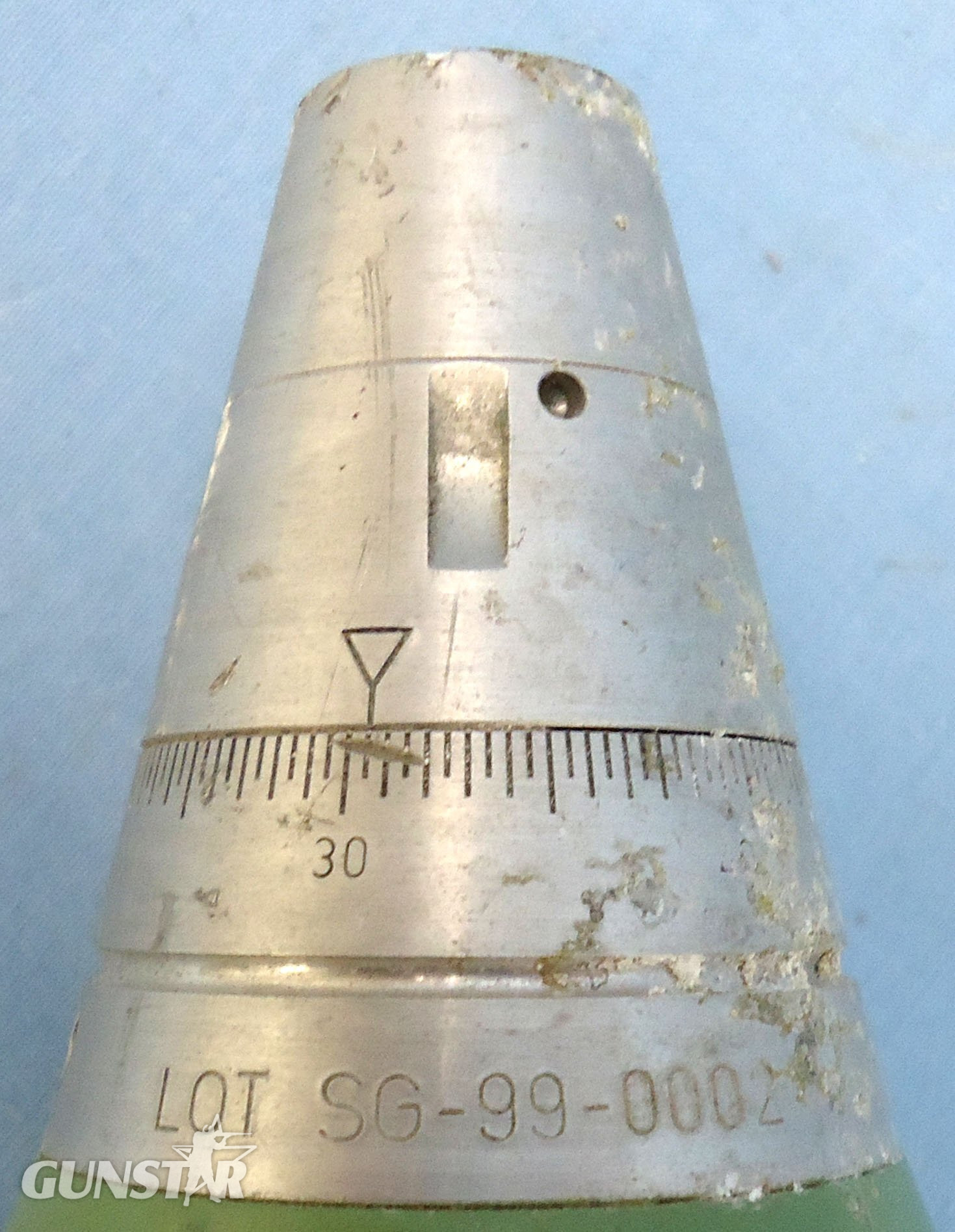 INERT DEACTIVATED. Original, 1998 Dated, Armaco 81MM Smoke Mortar. - O 2231 INERT DEACTIVATED. Original, 1998 Dated, Armaco 81MM Smoke Mortar. - O 2231  Other Ammunition - {CATEGORY} in 