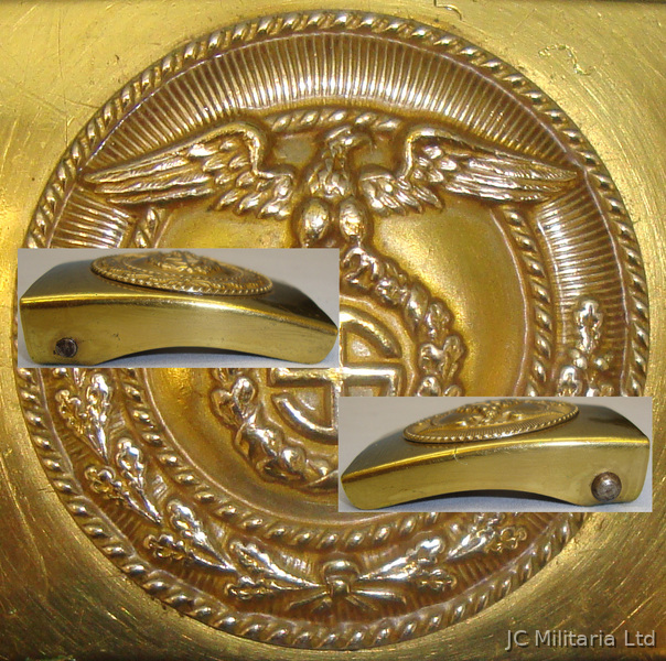 st Type Nazi SA Brass Buckle. 18733:1 st Type Nazi SA Brass Buckle. 18733:1 Antique & Militaria
