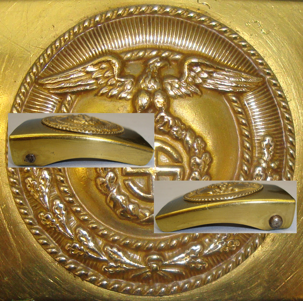st Type Nazi SA Brass Buckle. 18733:1 st Type Nazi SA Brass Buckle. 18733:1 Antique & Militaria