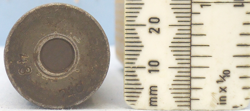 DEACTIVATED INERT WW2 1942 Dated German 15 mm MK151/15 (15x96) APT (Armour Piercing Tracer) Cannon Round. - O 1643 DEACTIVATED INERT This a WW2 (1942 dated) German 15mm MK 151/15 (15x96) APT (Armour Piercing Tracer) aircraft cannon round fitted to various German aircraft during WW2. The lacquered steel cartridge case is percussion primed and retains about 60% its orig  Other Ammunition