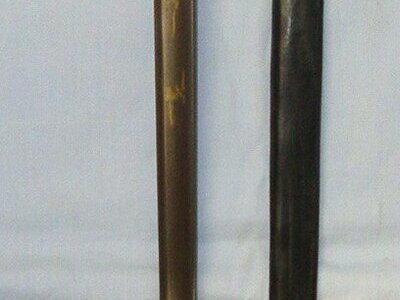 Runkel **NAPOLEONIC WARS ERA**EARLY VARIANT**British 1796 Pattern Heavy Cavalry Officers Sword With Gilt Etched Blade By JJ Runkel Solingen. ED 2197 Sword