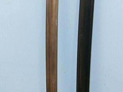 WW1 Era Imperial German Artillery Officer Dress Sword With Lion’s Head Pommel & Scabbard. Sn 23281 Sword