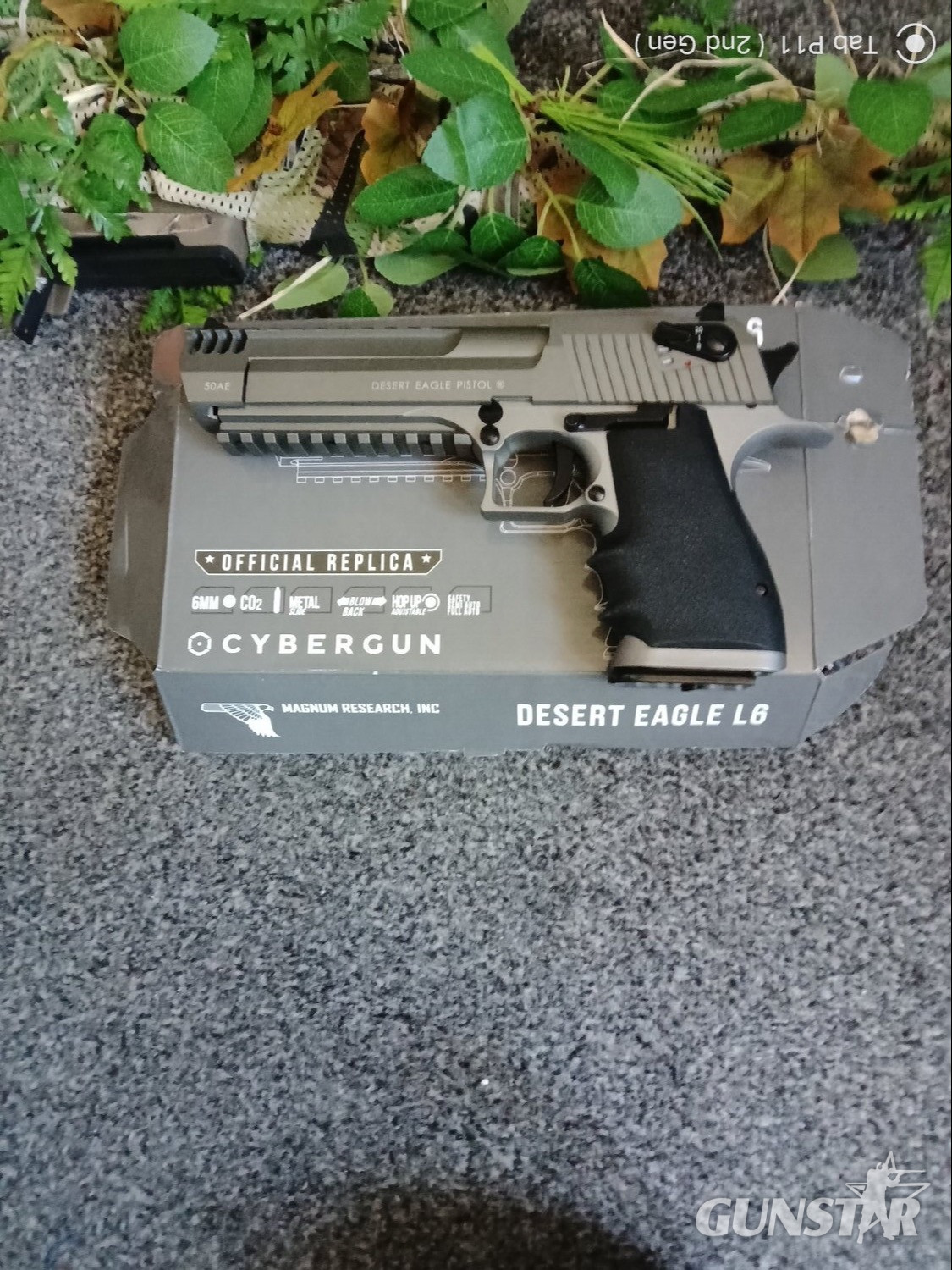 Multi  Joblot of Airsoft like new sliverback sniper rifle grenade launcher and desert eagle 6 mm